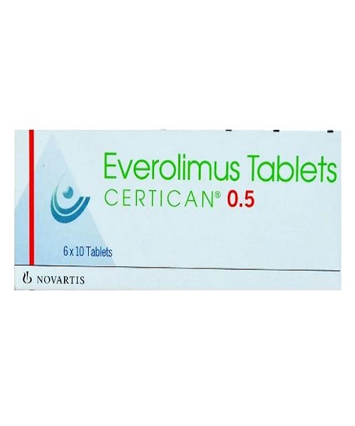 Everolimus Certican 0.5mg Tablet