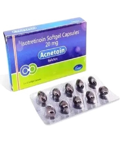 Isotretinoin Acnetoin 20mg Capsule