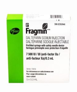 Dalteparin Sodium Fragmin SC 7500 IU Injection (1)