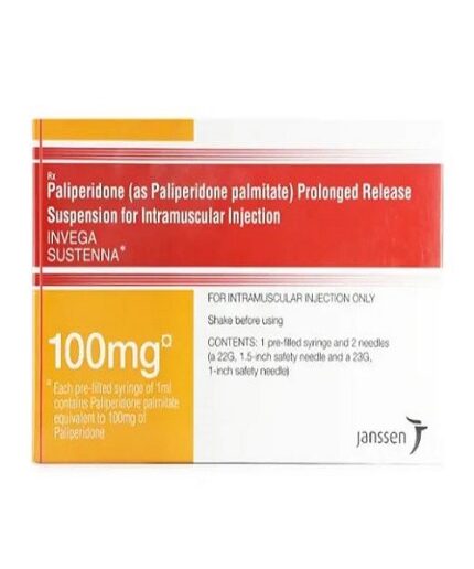 Paliperidone Palmitate Invega Sustenna IM 100 mg Injection