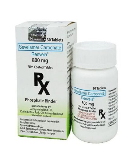 Sevelamer Carbonate Renvela 800 mg Tablet