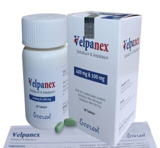 Sofosbuvir Velpatasvir Velpanex 400 mg 100 mg Tablet