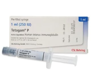 Tetanus Immunoglobulin Tetagam-P 250 IU Injection