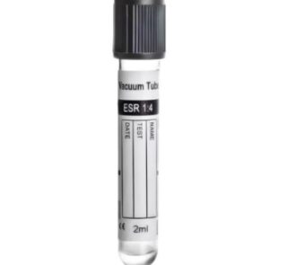 Vacuum ESR Tubes with Sodium Citrate 3.8% 1