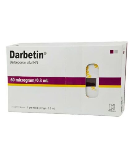 Darbepoetin alfa Darbetin 60 mcg Injection