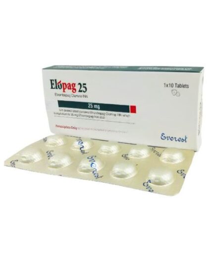 Eltrombopag Olamine Elopag 25 mg Tablet