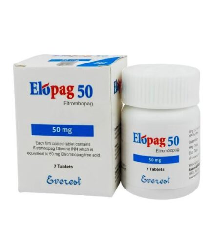 Eltrombopag Olamine Elopag 50 mg Tablet