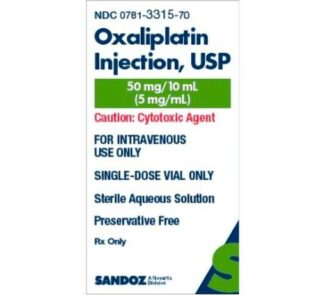 Oxaliplatin Sandoz 5 mg IV Injection