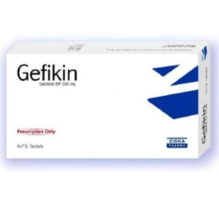 Gefitinib Gefikin 250 mg Tablet