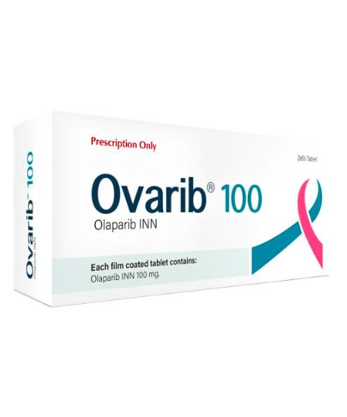 Olaparib Ovarib 100 mg Tablet