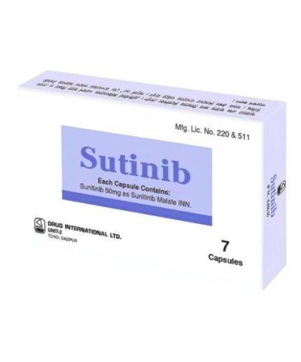 Sunitinib Sutinib 50 mg Capsule