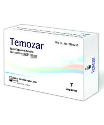 Temozolomide Temozar 100 mg Capsule