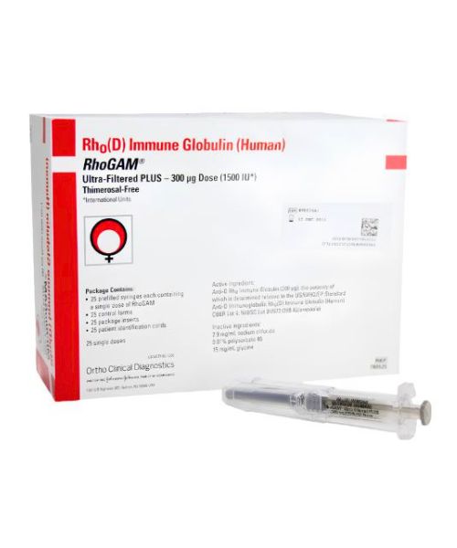 Anti-D Immunoglobulin RhoGAM 300 mcg Injection